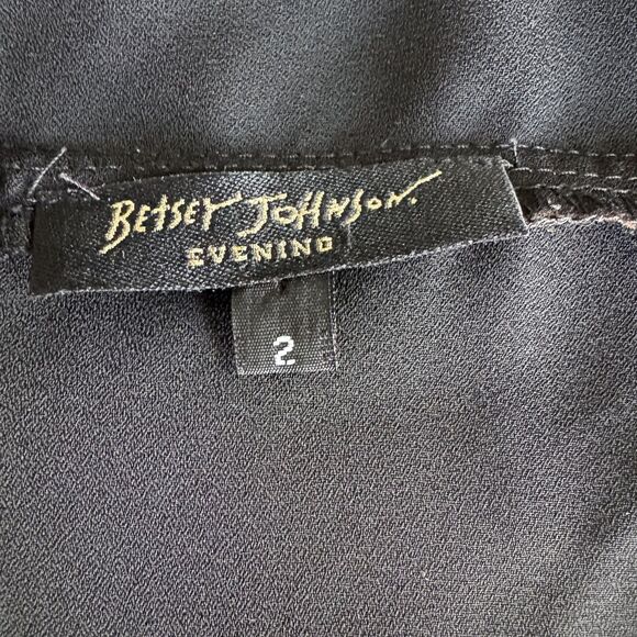 Vintage Betsey Johnson EVENING 100% silk evening gown (10317) - Picture 7 of 8